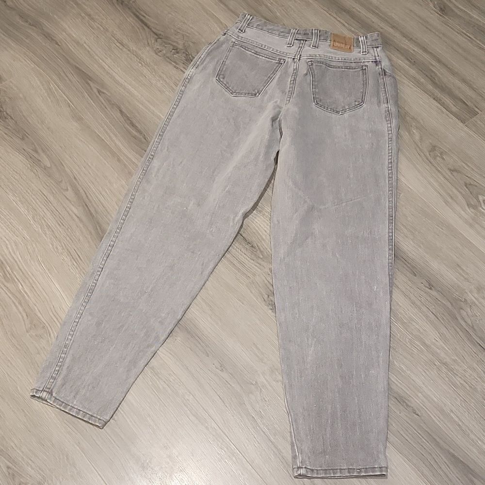 Vintage 90's Gray Washed High Rise Barrel Skinny Unionbay Jeans - Picture 6 of 6